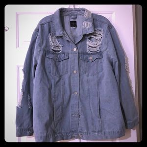 Distressed Denim Jacket